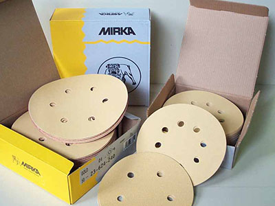 Sandpaper Gold Discs